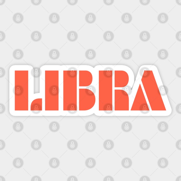 Libra - Zodiac Sign Sticker by Belcordi